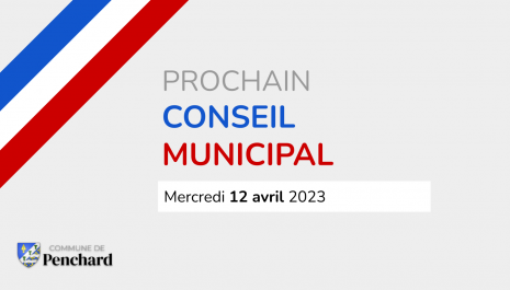 Conseil municipal le 12 avril 2023